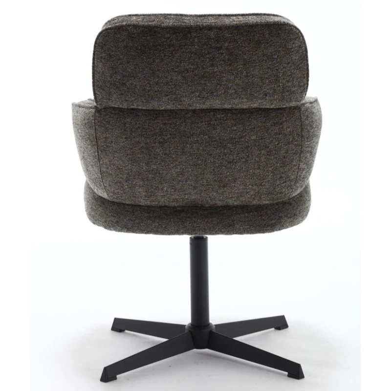 Exklusives 2er-Set Hochlehner Drehstuhl 360° MASSIMO graubraun