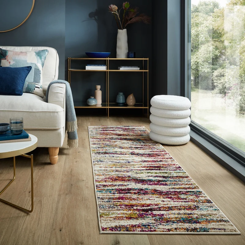 Teppich Kurzflor Abstrakt Modern, Wohnzimmer