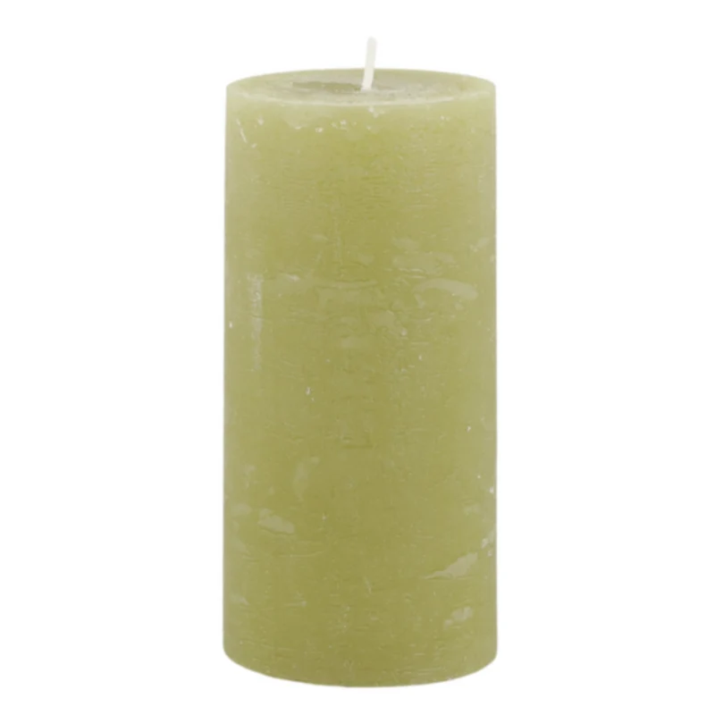Chic Antique Macon Stumpenkerze rustikal – 60 Std. – Moos