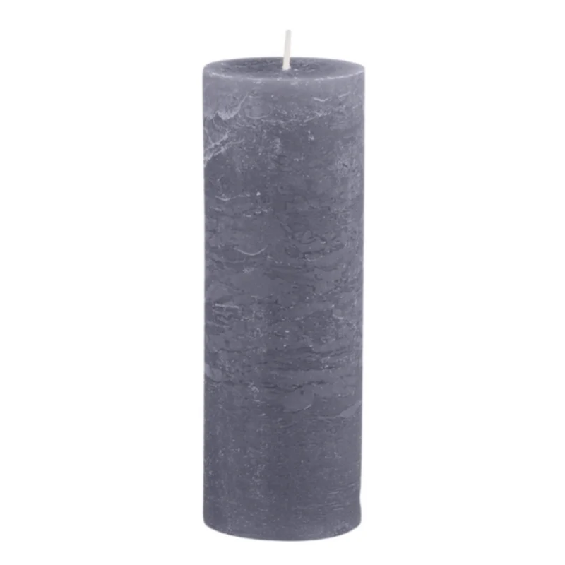 Chic Antique – Macon Stumpenkerze rustikal 80 Std. Stone