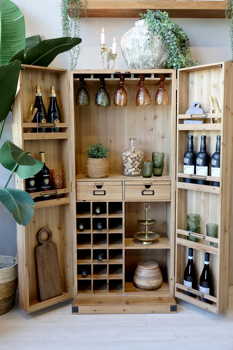 Chic Antique Saint-Émilion Weinglas mit Muster Honig