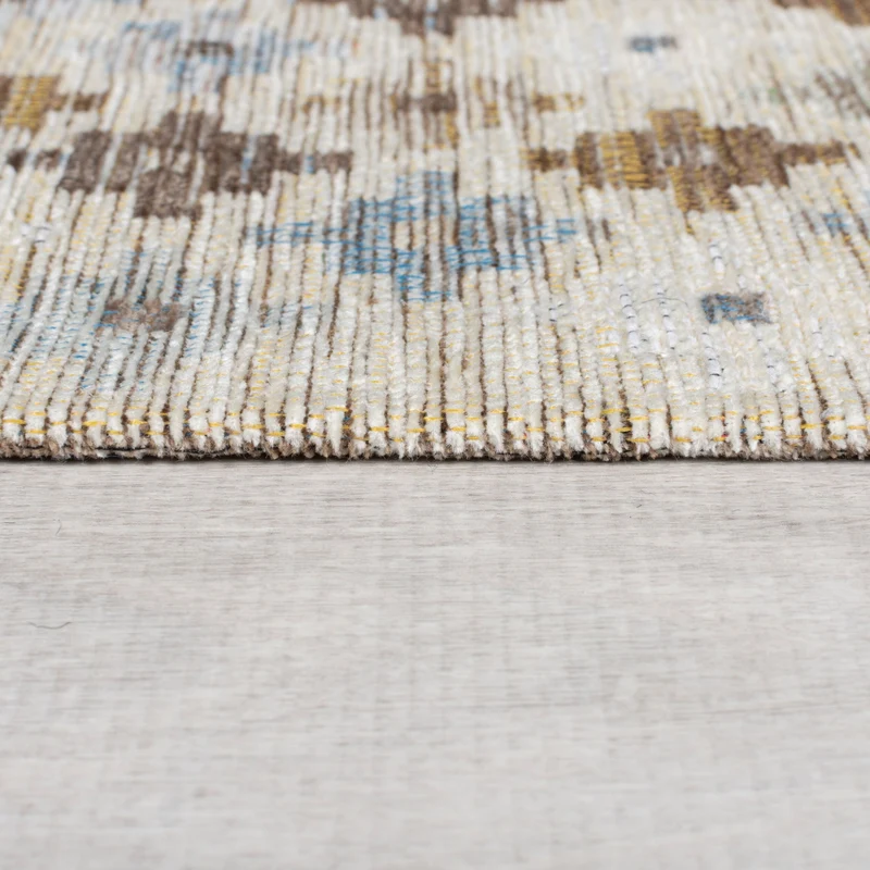 Flachgewebe-Teppich Rauten-Chenille · 52 % Acryl · gewebt