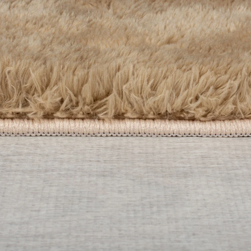 Hochflor-Teppich Kunstfell-Woll-Look · 100 % Polyester · 30 mm