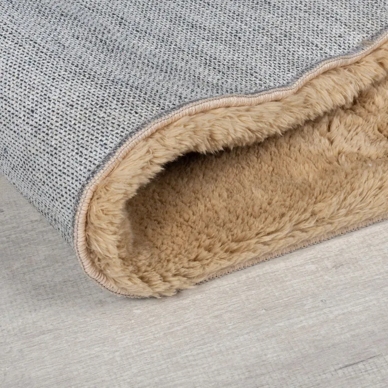 Hochflor-Teppich Kunstfell-Woll-Look · 100 % Polyester · 30 mm