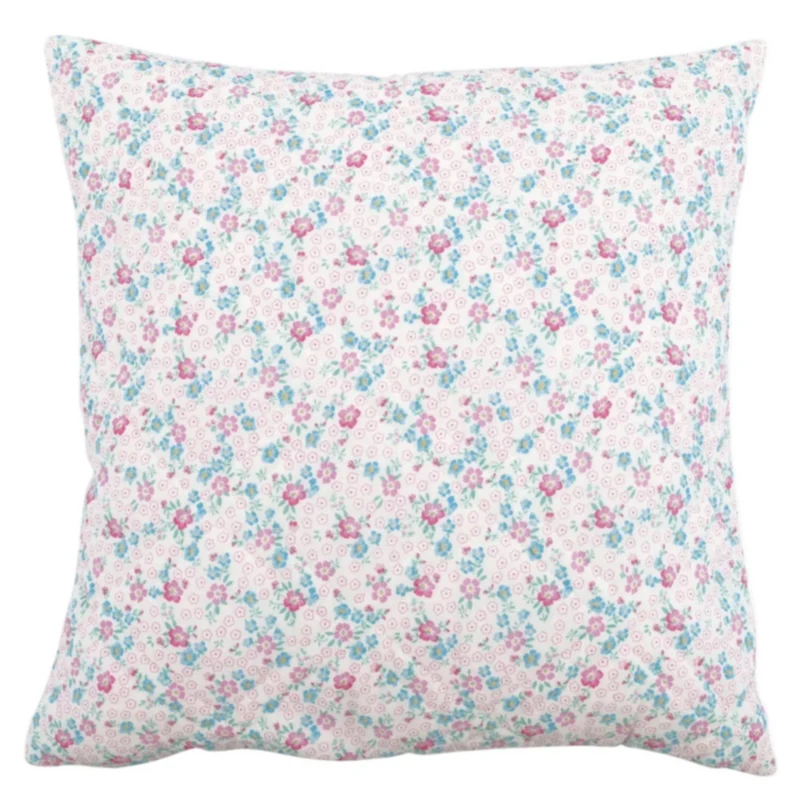 GreenGate Kissenbezug Allyna Weiß Geblümt 50x50