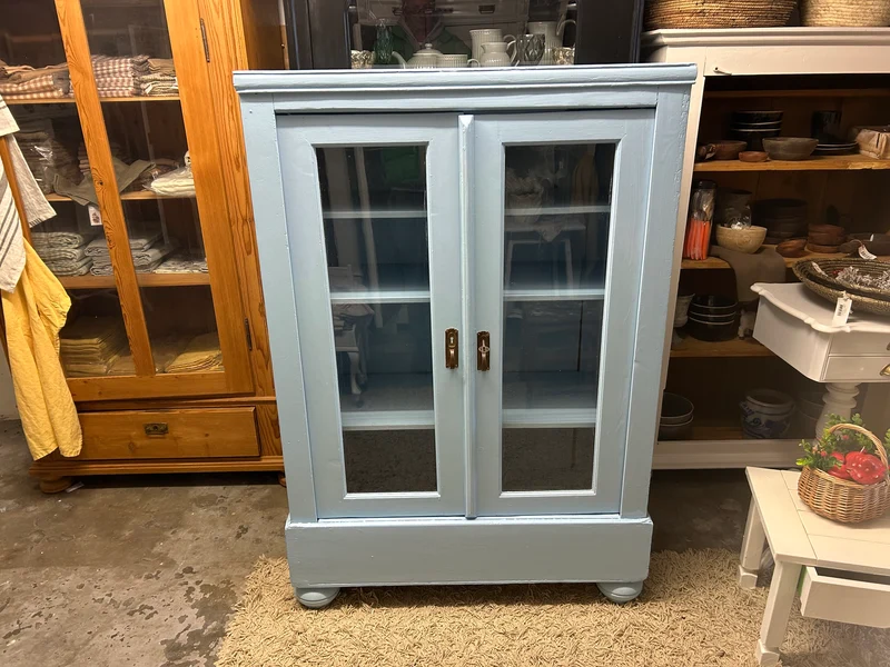 Antike Vitrine aus Schweden Shabby Chic