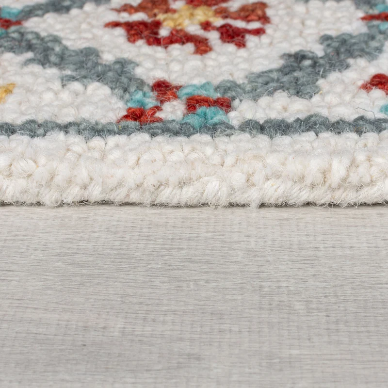 Wollteppich Orientmuster Floral Suzani, Wohnzimmer