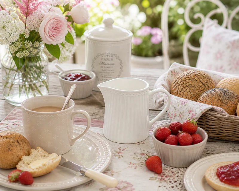 GreenGate Milchkännchen Alice Weiß
