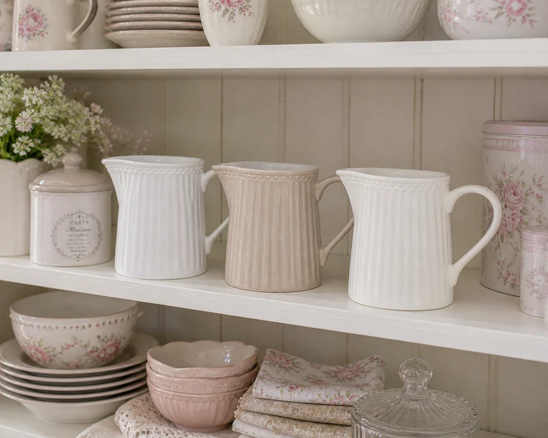GreenGate Milchkännchen Alice Weiß