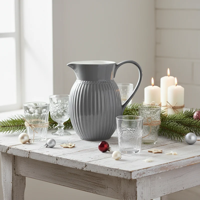 GreenGate Krug Alice Steingrau 1,5 L