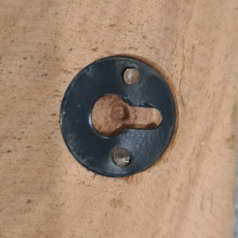 Massive Garderobe VECCHIO 40cm natural recyceltes Holz