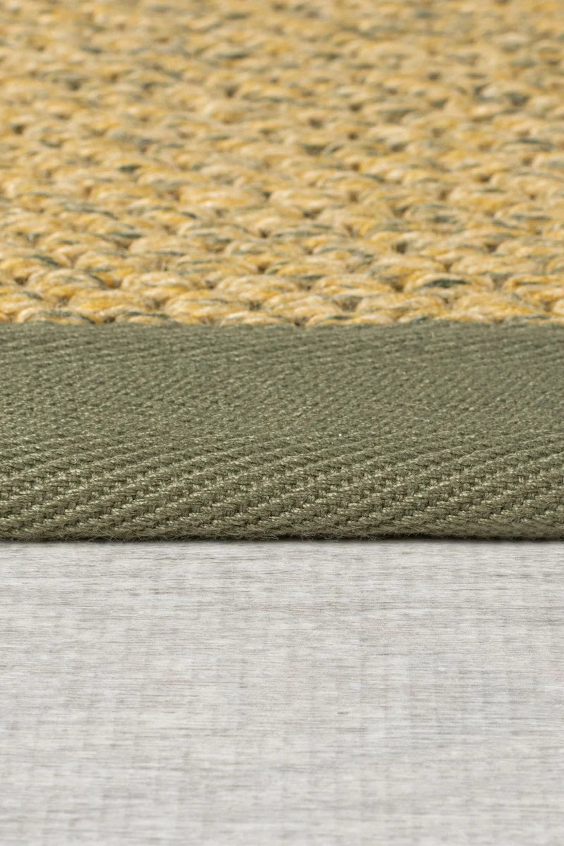 Outdoor Teppich Sisal Bordüre, Balkon schmutzabweisend