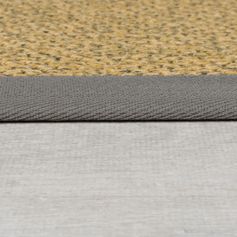 Outdoor Teppich Sisal Bordüre, Balkon schmutzabweisend
