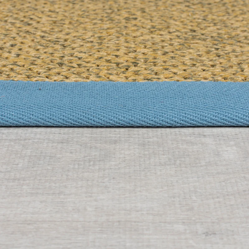 Outdoor Teppich Sisal Bordüre, Balkon schmutzabweisend