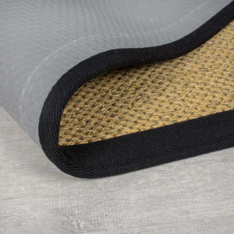 Outdoor Teppich Sisal Bordüre, Balkon schmutzabweisend
