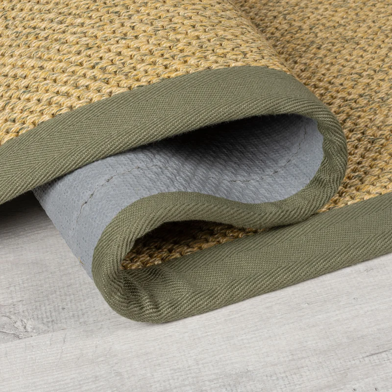 Outdoor Teppich Sisal Bordüre, Balkon schmutzabweisend