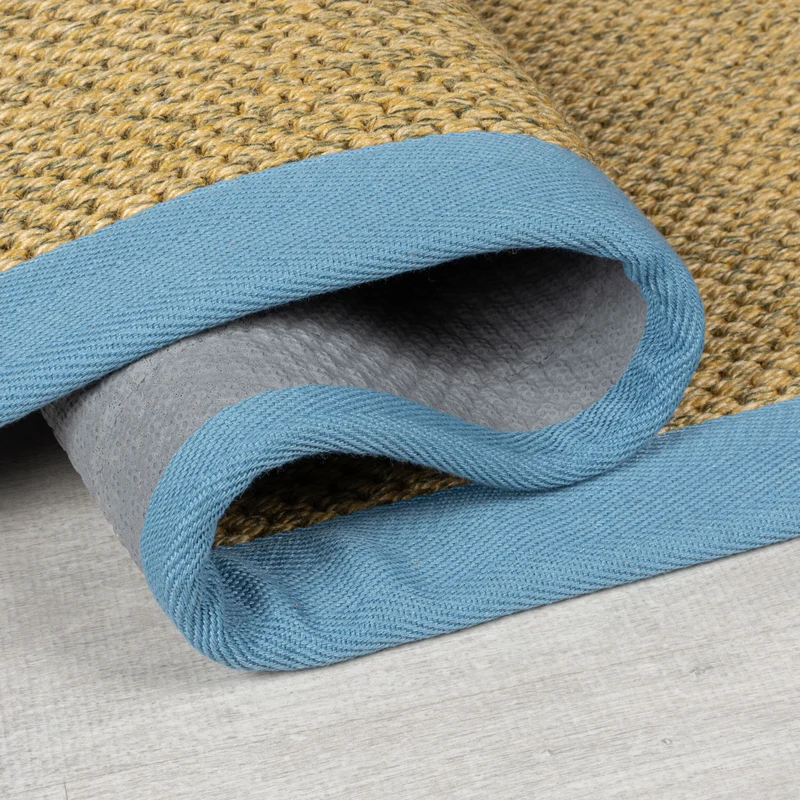 Outdoor Teppich Sisal Bordüre, Balkon schmutzabweisend