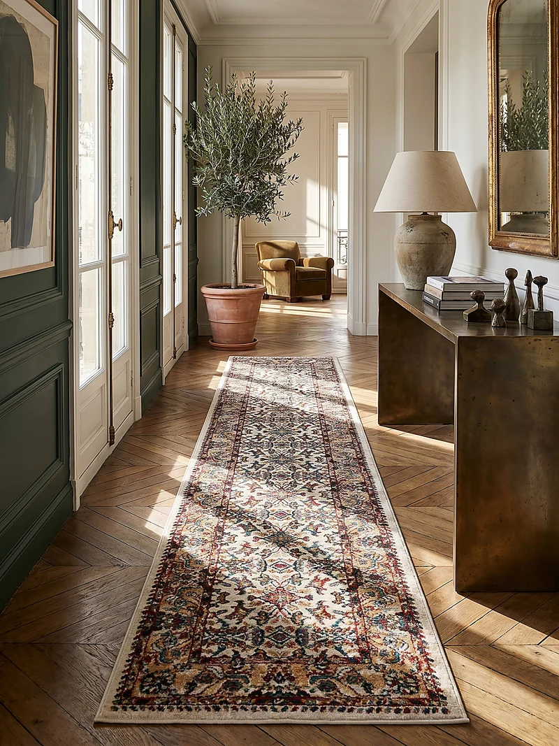 Teppich Ornamentmuster · Polypropylen · 12 mm Flor