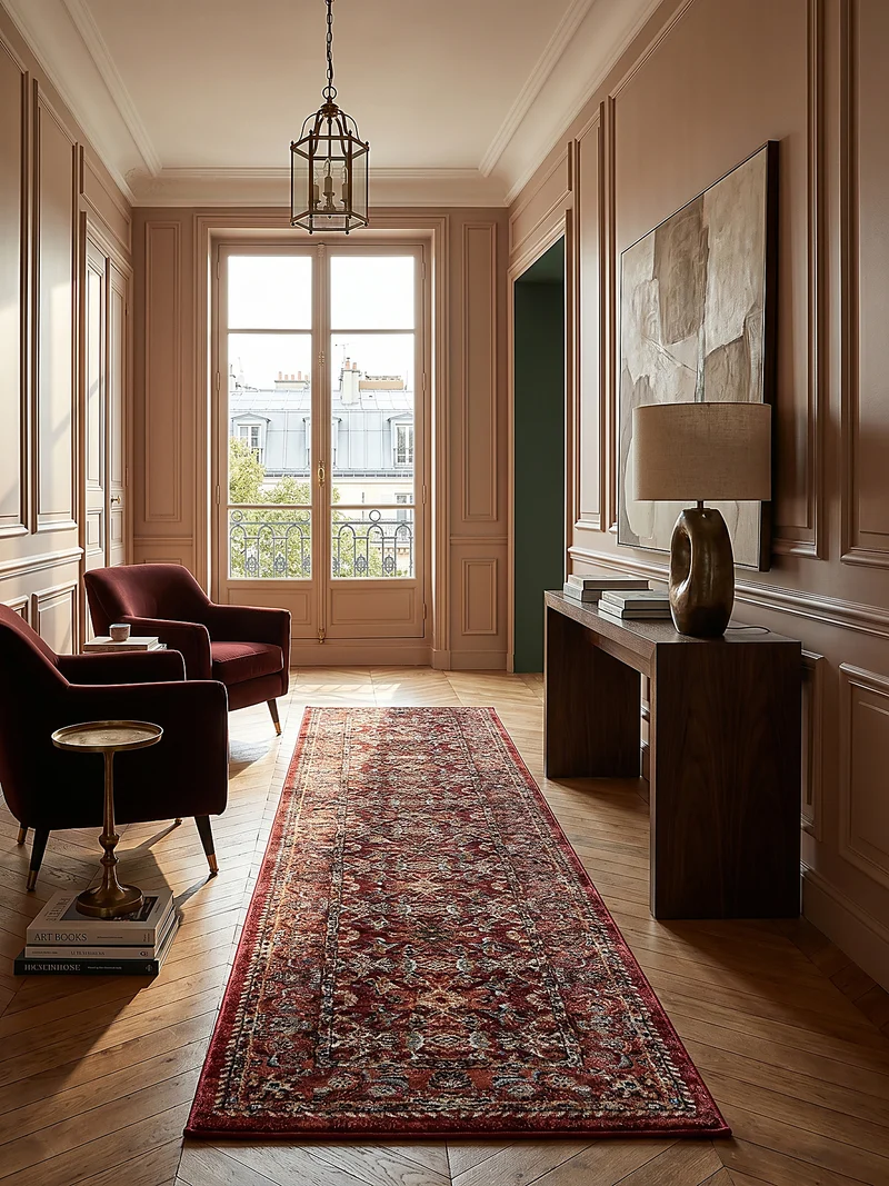 Teppich Ornamentmuster · Polypropylen · 12 mm Flor
