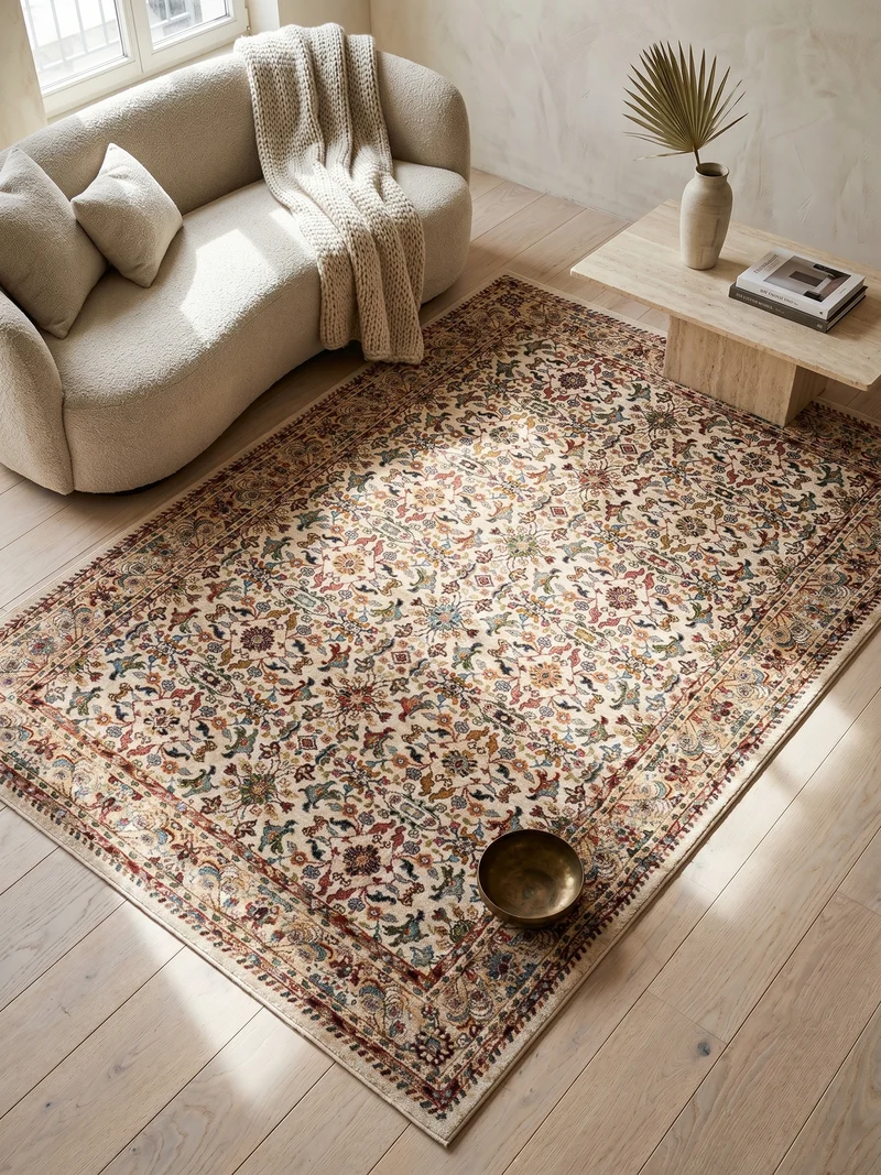 Teppich Ornamentmuster · Polypropylen · 12 mm Flor