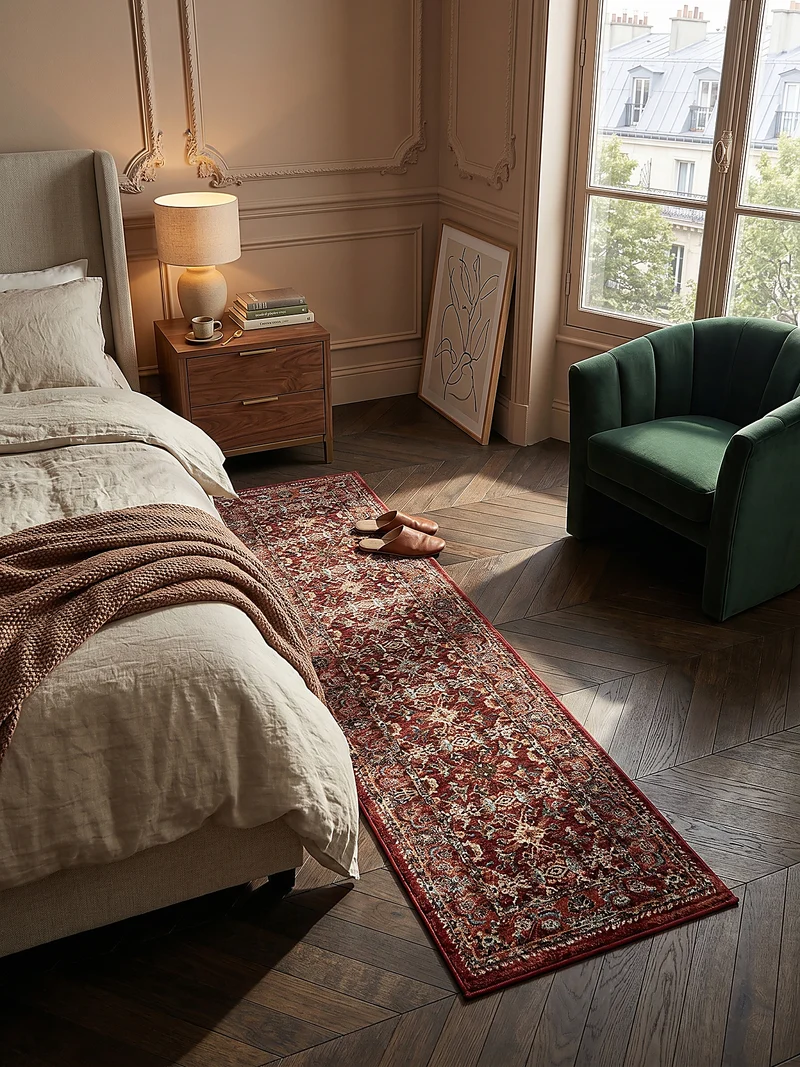 Teppich Ornamentmuster · Polypropylen · 12 mm Flor