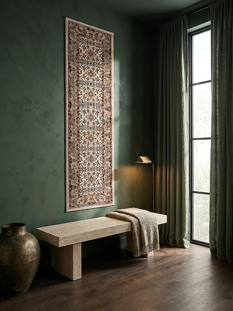 Teppich Ornamentmuster · Polypropylen · 12 mm Flor