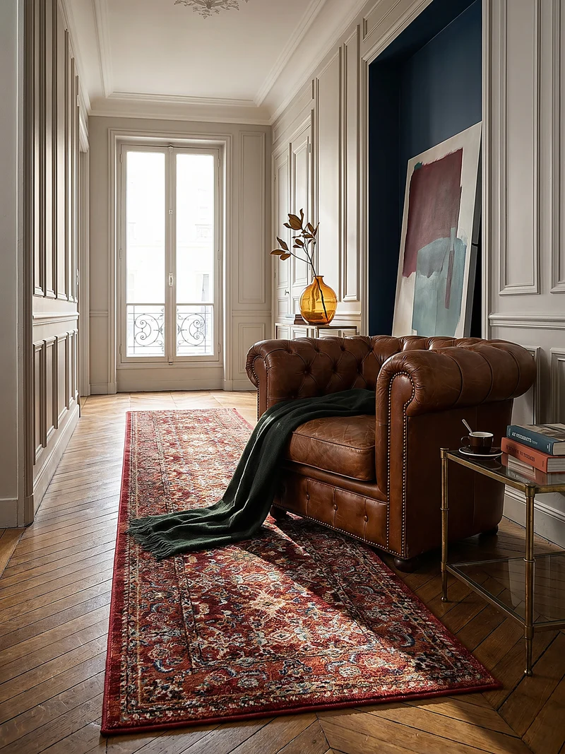 Teppich Ornamentmuster · Polypropylen · 12 mm Flor