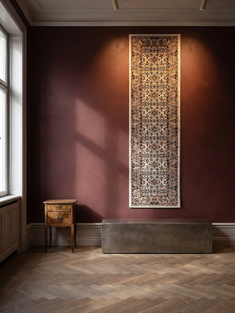 Teppich Ornamentmuster · Polypropylen · 12 mm Flor