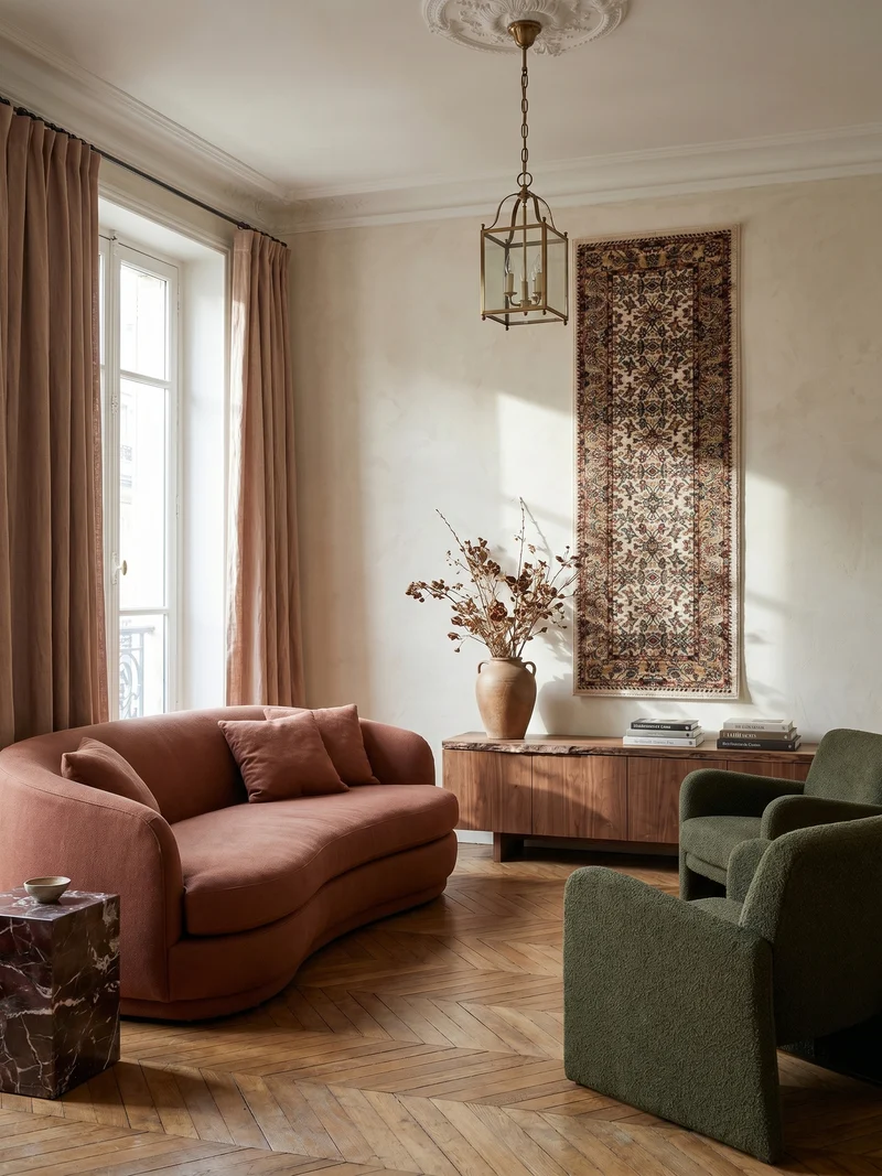 Teppich Ornamentmuster · Polypropylen · 12 mm Flor