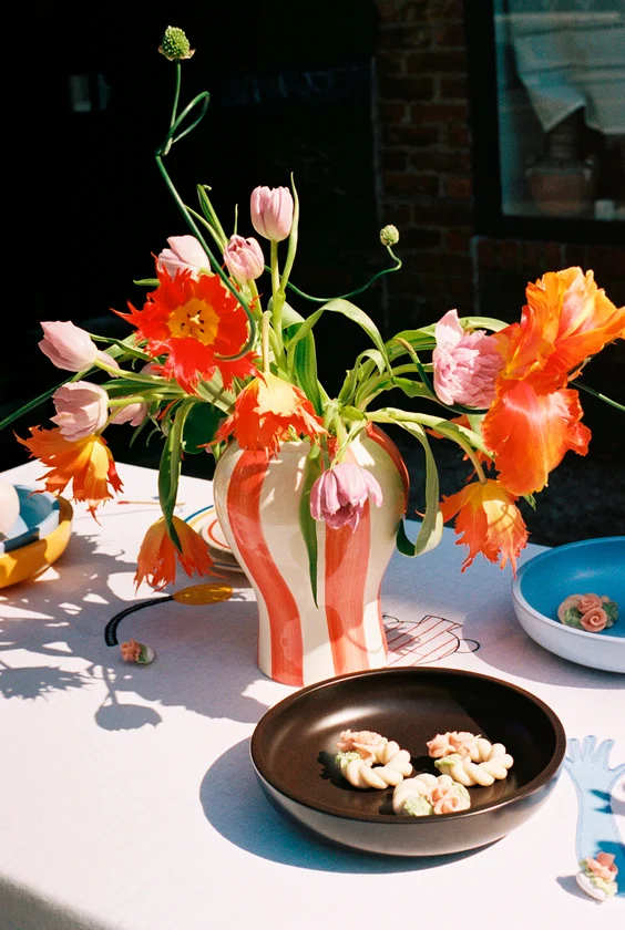 Hay Sobremesa Stripe Vase