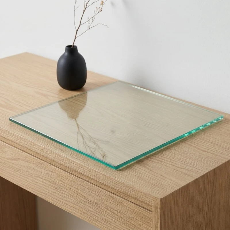 Glasplatte TERRY 50x50cm Quadratisch Gehärtetes Glas