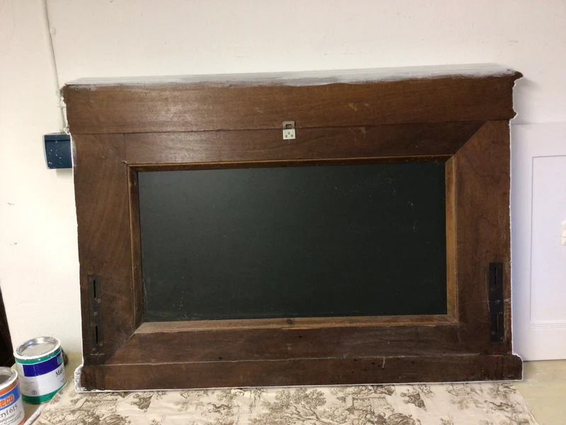 Antiker Spiegel, Biedermeier Massivholz Shabby Chic
