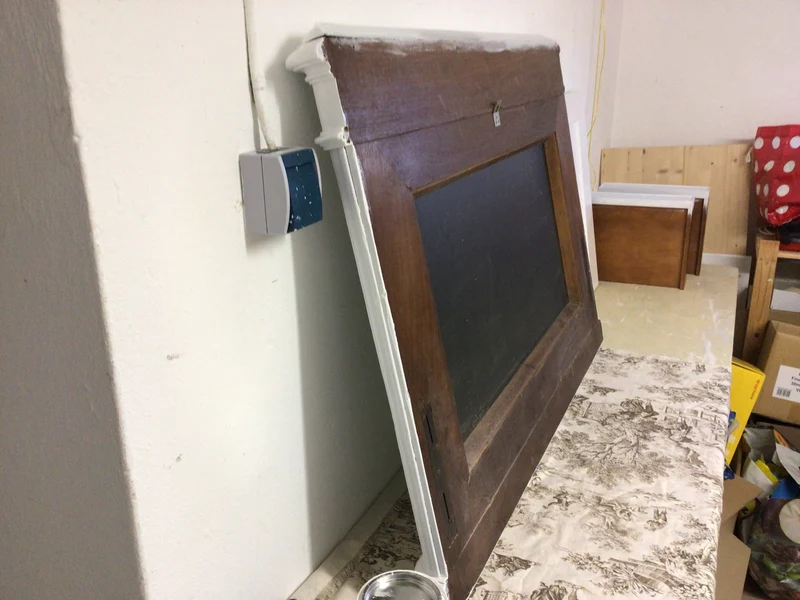 Antiker Spiegel, Biedermeier Massivholz Shabby Chic