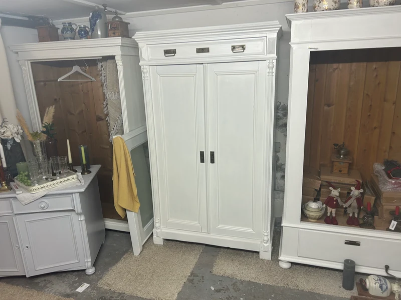 Antiker Garderobenschrank Gründerzeit Shabby Chic