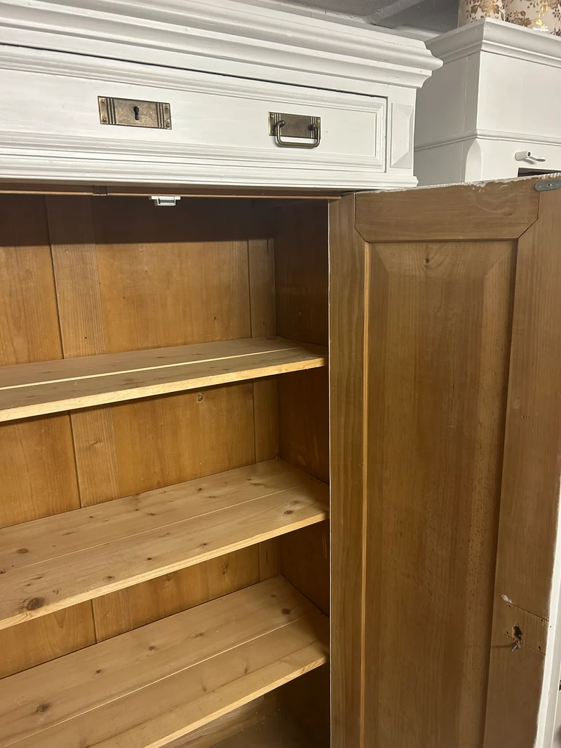 Antiker Garderobenschrank Gründerzeit Shabby Chic