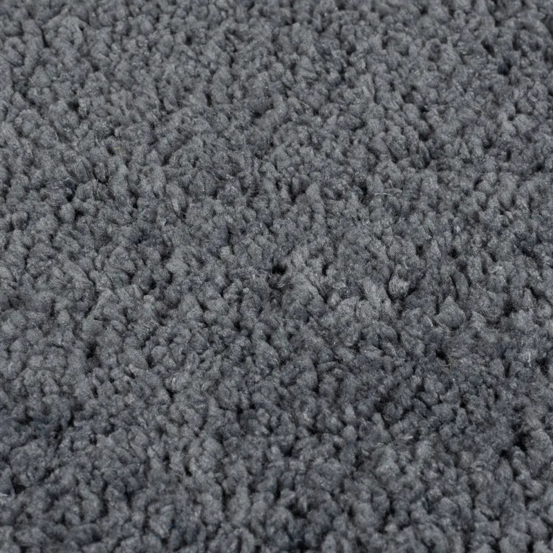 Hochflor Teppich waschbar Flauschig Unifarben, Wohnzimmer