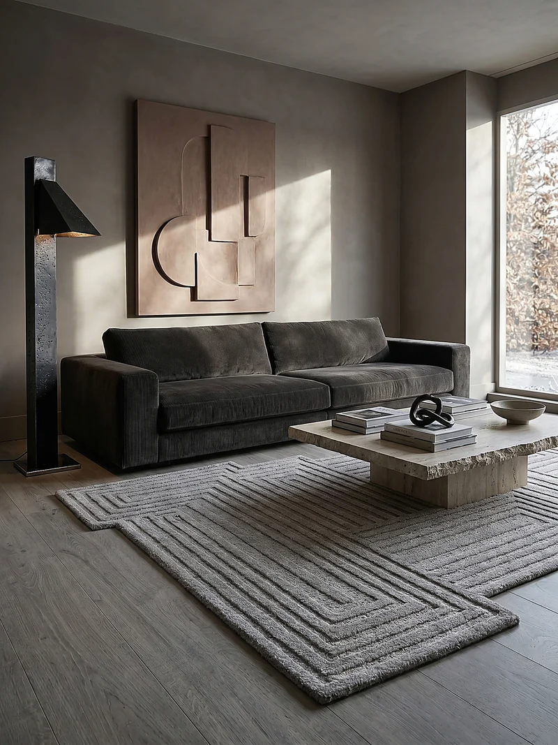 Wollteppich Zen Shaped Geometrisch, Wohnzimmer