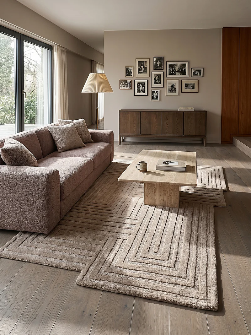 Wollteppich Zen Shaped Geometrisch, Wohnzimmer