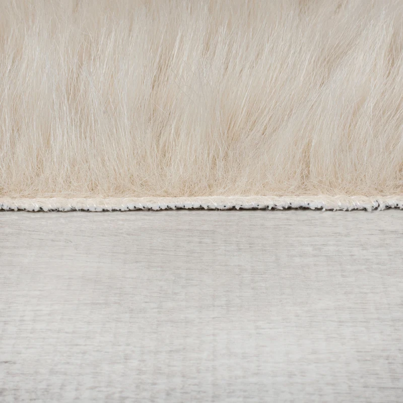 Hochflor-Teppich Kunstfell Waffelstruktur · 100 % Polyester · 35 mm