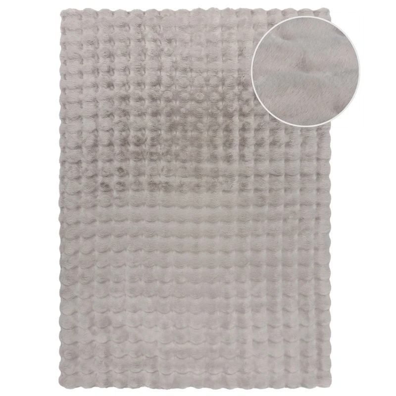 Hochflor-Teppich Kunstfell Waffelstruktur · 100 % Polyester · 35 mm
