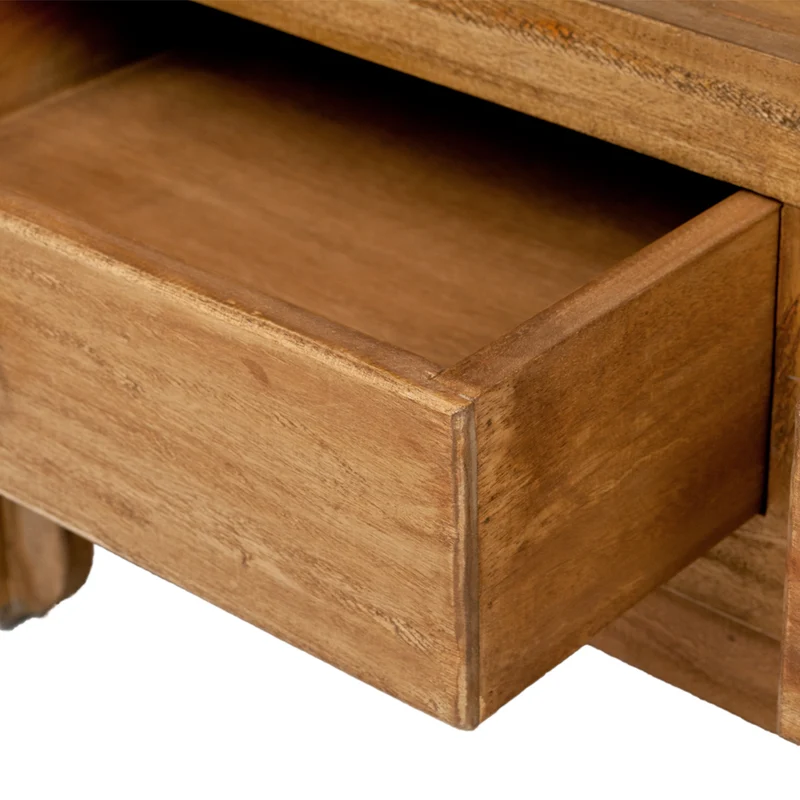 Hochzeitsschrank ASIA Antik Natural ca. H175cm Massivholz
