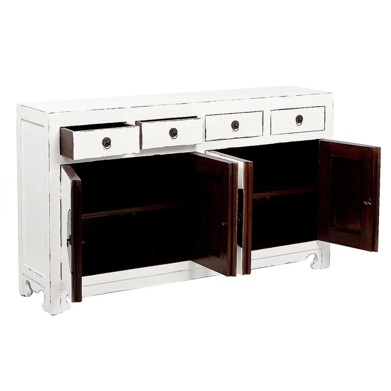 Sideboard ASIA Antik Weiß Shabby Chic ca. L140cm