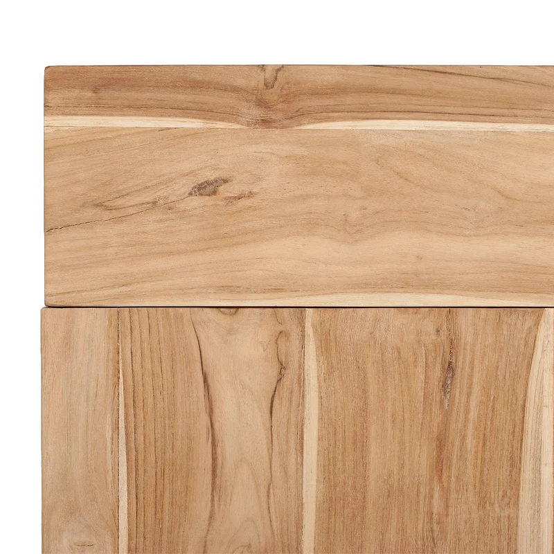 Teak Esstischplatte TAPLOK │ Stärke 40mm (20+20mm) aufgedoppelt │ verschiedene Größen