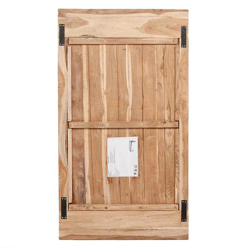 Teak Esstischplatte TAPLOK │ Stärke 40mm (20+20mm) aufgedoppelt │ verschiedene Größen