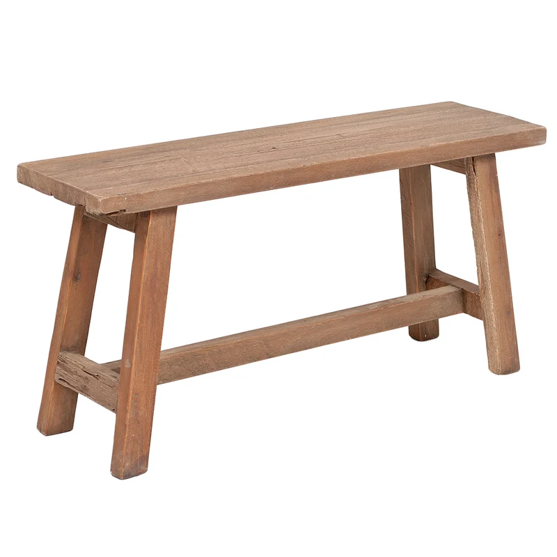 Teak Sitzbank GEMO ca. L90cm Natural Recyceltes Holz