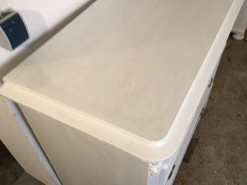 Antike Biedermeier Kommode Weiss Shabby Chic