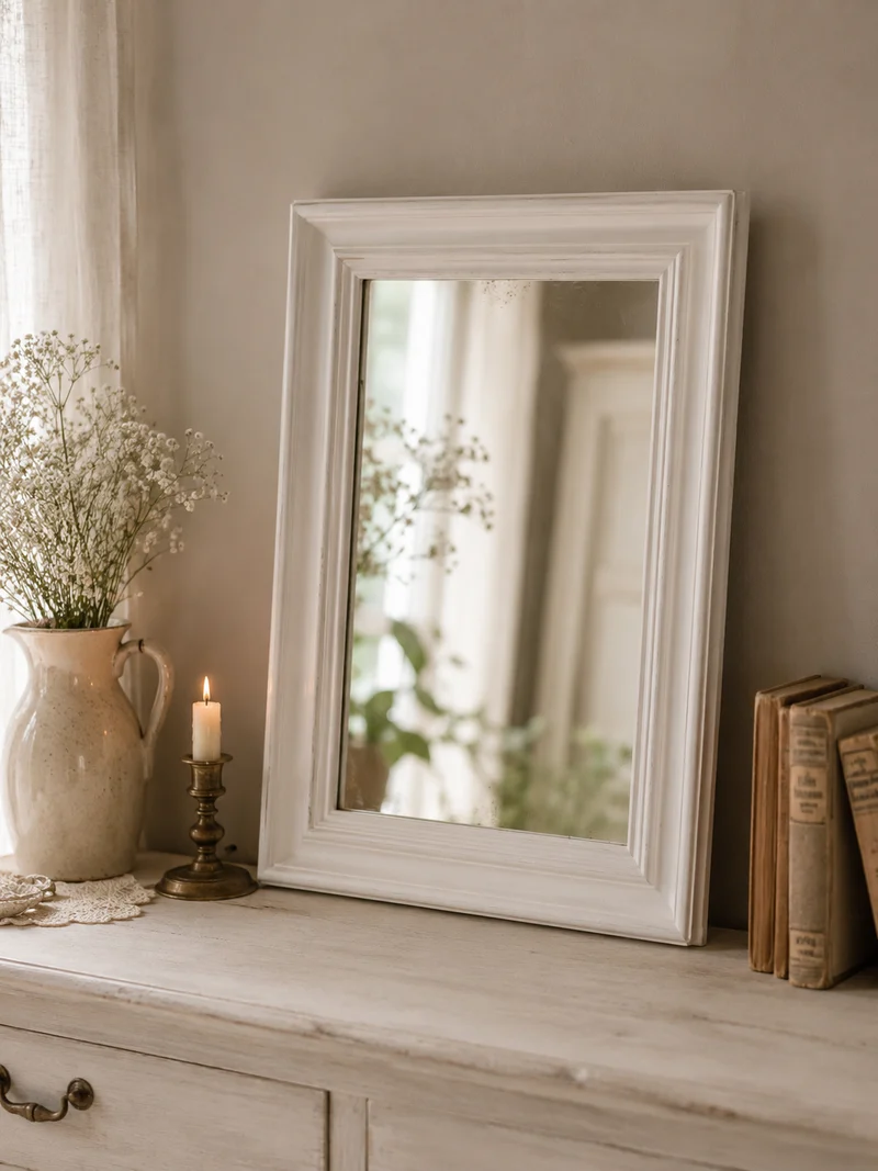 Antiker klassischer Spiegel Shabby Chic