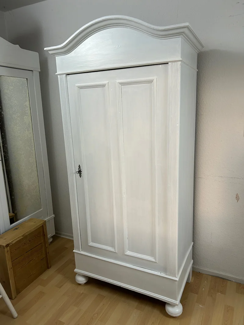 Antiker Garderobenschrank Gründerzeit Shabby Chic