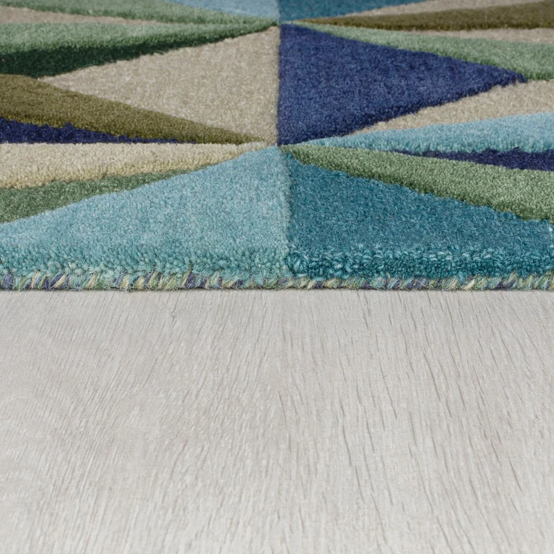 Wollteppich 3D Geometrisch, Wohnzimmer