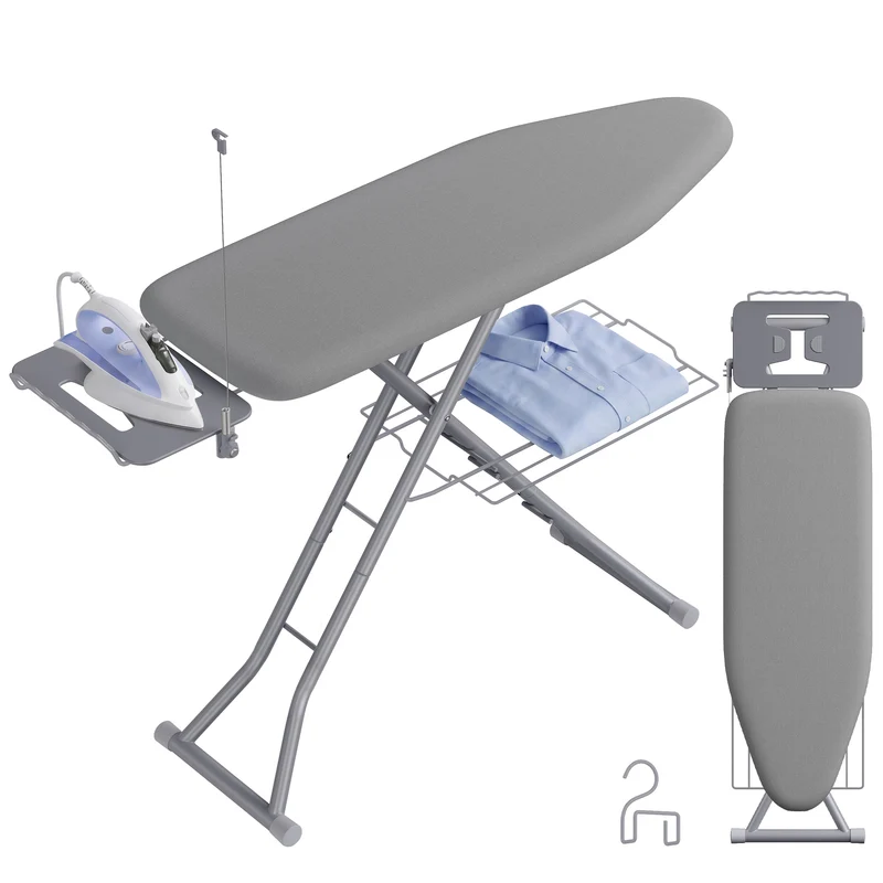 SONGMICS Foldable 2-Level Clothes Drying Rack with Adjustable Height Wings, 33 Drying Rails, and Sock Clips, Free-Standing Laundry Rack Clothes Dryer.